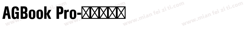 AGBook Pro字体转换